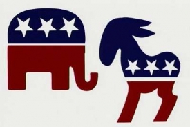 Sloni proti oslům, republikáni proti demokratům.